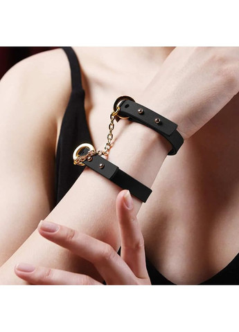 Браслет-ручники італійська шкіра, чорний, UPKO Zalo (372737635)