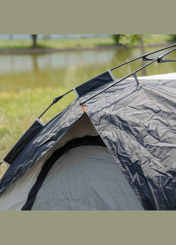 Палатка туристическая на 2-3 человека 200*195*140 см, черная LUGI (341329577)