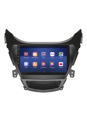 Штатная магнитола для Hyundai Elantra V (MD) 2010-2014 экран 9" 6/128Gb 4G Wi-Fi GPS Top 6шт Lesko (336193193)