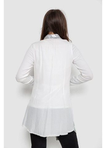 Комбінована святковий сукня на блискавці в комплекті з лонгслівом, 247r16959 Ager