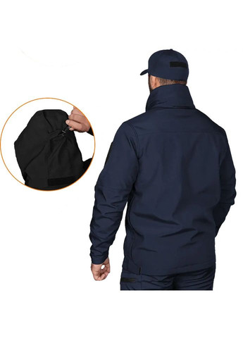 Синяя демисезонная куртка phantom ofthell синий Camotec