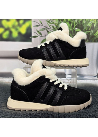 Жіночі зимові кросівки з натуральної замші на хутрі Ailaifa (365718491)