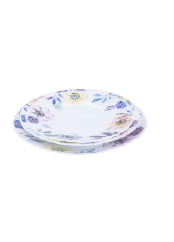 Столовый сервиз фарфоровый на 6 персон 18 предметов Белый HP-7-717 Yiwu (365746865)