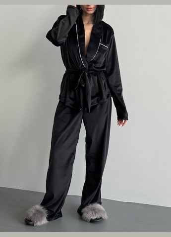 Черная пижама женская No Brand