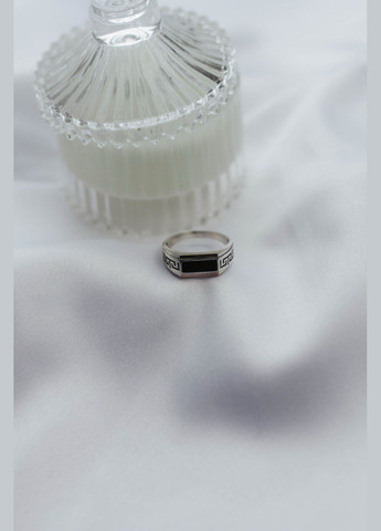 Печать серебряная с золотом и ониксом 163, размер No Brand (322068965)