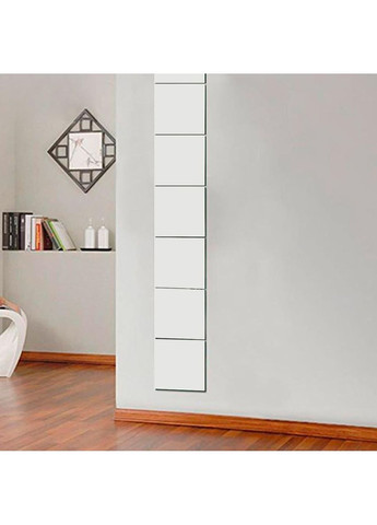 Дзеркало акрилове самоклеюче 295х295х2мм SW-00000749 Sticker Wall (354655421)
