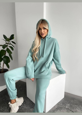Теплый женский костюм с капюшоном Fashion (303398356)