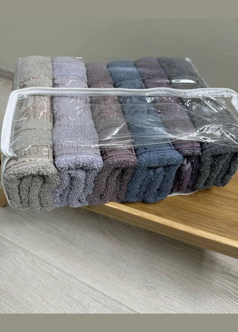 Турецький набір махрових рушників 50x100 см (П4К-m-rushnik-001) No Brand комбінований