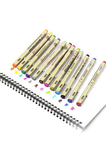 Набір ручок-пензликів (BrushPen) 12 кольорів Superior (322650493)