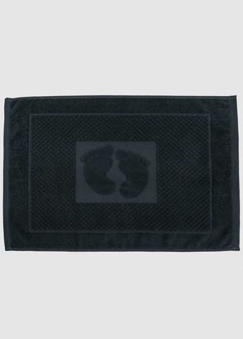 GM Textile махровое полотенце жаккардовое для ног 50х70см 600г/м2 () черный производство -