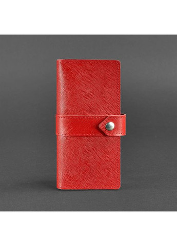 Портмоне из натуральной кожи Portofino с хлястиком на кнопке красное(BB_30002101) No Brand (384674859)