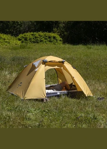 Намет двомісний P-Series NH18Z022-P 210T/65D, жовтий Naturehike (386211265)