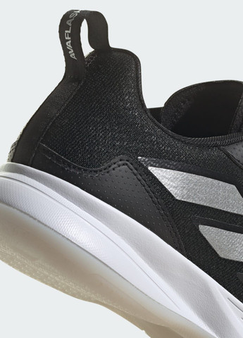 Черные всесезонные кроссовки для тенниса avaflash low adidas