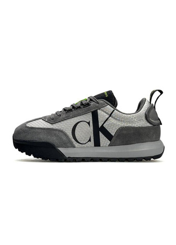 Серые демисезонные кроссовки мужские calvin klein No Brand GTX Grey