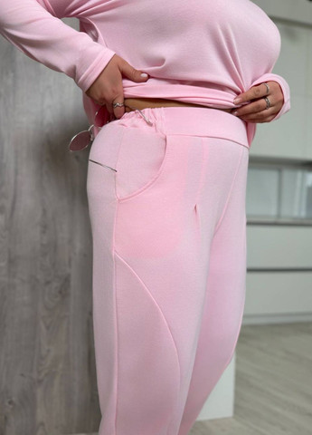 Жіночий однотонний костюм із двунитки Allthings (323196987)