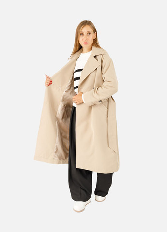 Жіночий плащ колір бежевий ЦБ-00258990 RUKAV демісезон (301196353)