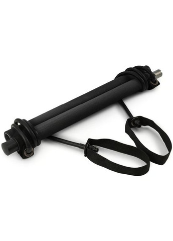 Тренировочная палка с эспандерами HS-T090GS черная Hop-Sport (361952103)