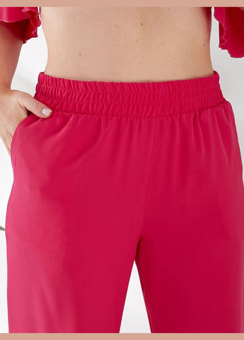 Женский элегантный брючный костюм из американского крепа (Мод. 298) Малиновый, 62-64 Sofia (341322546)