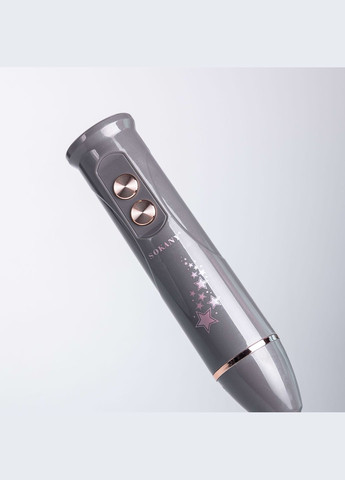 Блендер ручной погружной с насадками 4 в 1 600 Вт 2 чаши и венчик Серый Sokany (322126104)