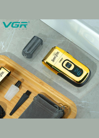 Електробритва акумуляторна VGR V-332 Shaver з висувним тримером портативна - Догляд за тілом No Brand (342369260)