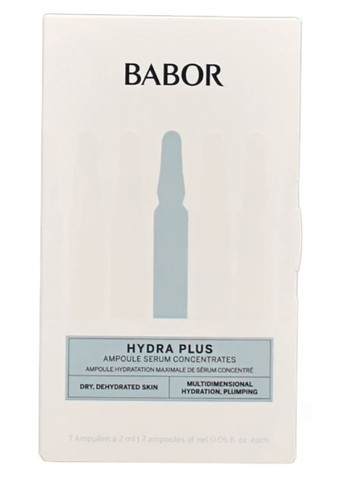 Ампули Hydra Plus для інтенсивного зволоження обличчя 4 шт по 2 мл Babor (332998549)