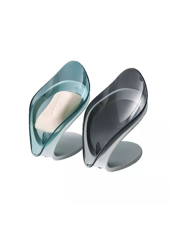 Мыльница лист со стоком воды на присосках зеленая Beauty Effect Mix 2001 No Brand (302516662)