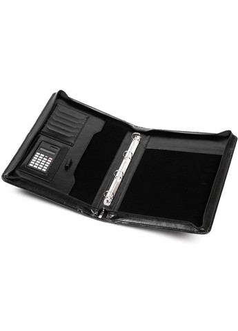 Папка ділова з ручкою зі шкірозамінника AK-64 Чорна JPB (297643193)