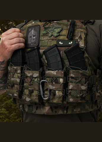 Подсумок одинарный пластиковый для магазина АК/AR. Мультикам Ukrarmor (333722013)