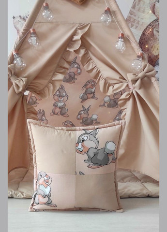 Вігвам Зайки + кошик для іграшок + підвісна гойдалка. Повний комплект! No Brand (316256813)