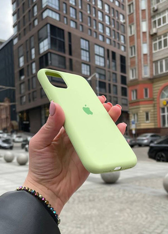 Чохол для iPhone 11 Pro зелений Avacado Silicone Case силікон кейс No Brand (289754133)