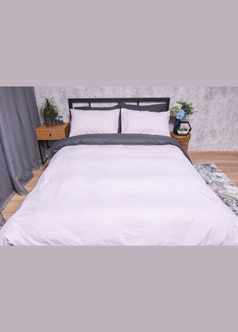 Комплект постільної білизни Бязь Gold Люкс «» полуторний 143х210 наволочки 2х40х60 (MS-820002348) Moon&Star Orchid Gray (286762485)