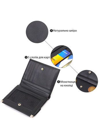 Ультрамодный кошелек для женщин из натуральной гладкой кожи 21928 Canpellini (329198248)