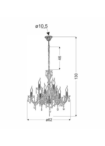 Люстра MARIA TERESA (39-95841) Candellux (361312673)