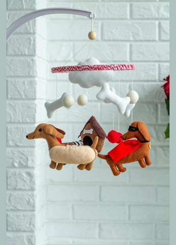 Дитячий музичний мобіль на ліжечко для немовлят WooolyWool «Такси супер-герої» з 35 мелодіями No Brand (342757852)