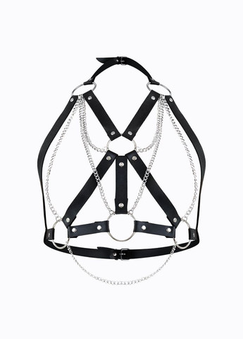Портупея жіноча - Aiden Leather harness, Чорна L-2XL - CherryLove Art of Sex (282965602)