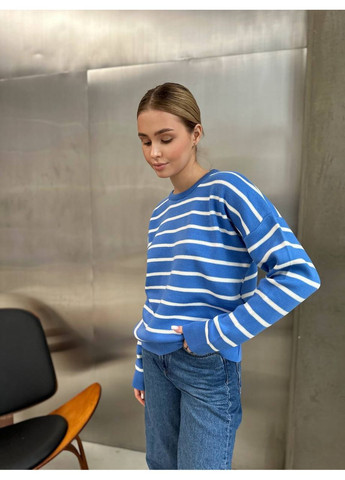 Блакитний жіночий светр туреччина Osoblyva