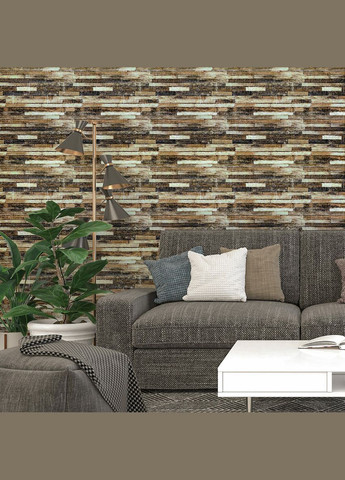 Самоклеящаяся декоративная панель под кирпич микс 700x770x6мм (343) SW-00000890 No Brand (328578529)