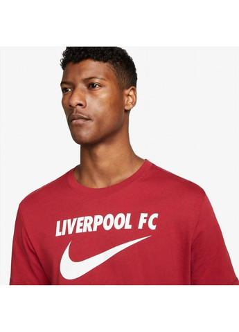 Червона футболка чоловіча liverpool 22/23 swoosh tee red Nike