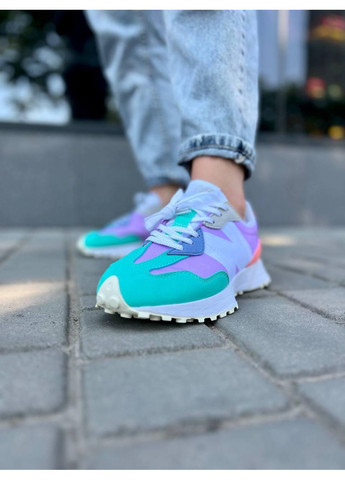 КРОСІВКИ ЖІНОЧІ NEW BALANCE 327 MULTICOLOR V3 НЬЮ БЕЛАНС 327 No Brand білі демісезони (369388870)