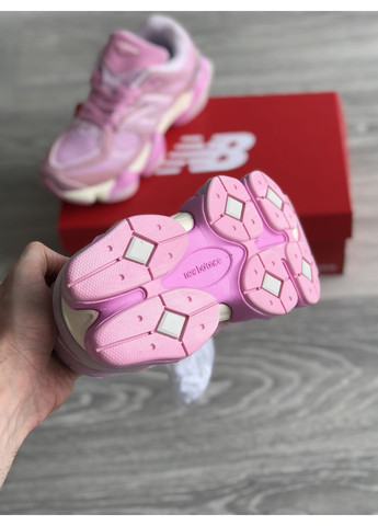 Розовые демисезонные кроссовки мужские и женские New Balance 9060 Pink | Нью Беланс 9060