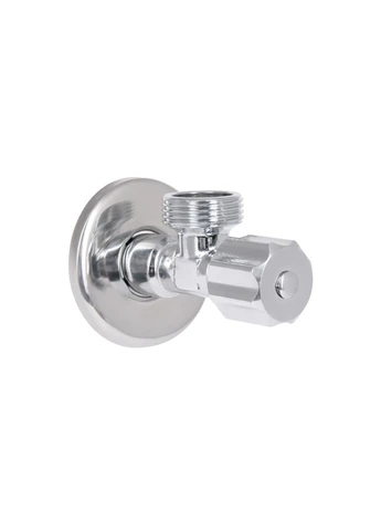 Кран угловой Standart (ручка шестигранник) с вент.буксой 1/2"С х 3/4"С Thermo Alliance SF3441520 (337514969)