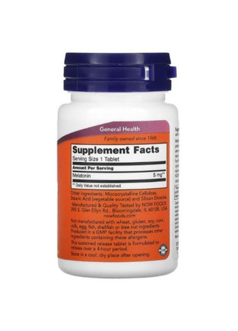 Melatonin 5 mg 120 Tabs Now Foods (362419156)