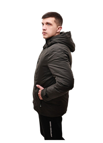 Темно-серая зимняя куртка зимняя мужская TE
