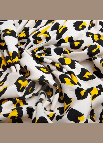 Тканина плательна штапель віскоза 145 см 95 г/м2 для суконь, спідниць, штанів, комбінезонів, дитячого одягу Анімал IDEIA (339067184)