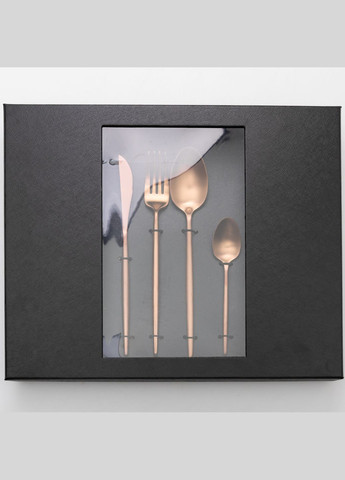 Набор столовых приборов Elit из нержавеющей стали на 6 персон, матовая бронза Yiwu (324234904)