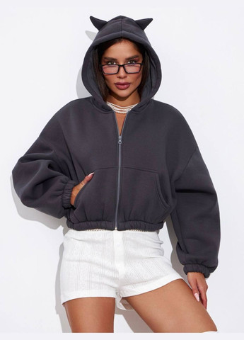 Женская теплая худи с рожками No Brand (304772890)