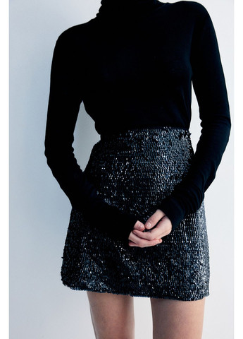 Черная юбка H&M