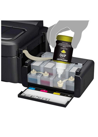 Чернило Canon GI-490 для G1400/G2400/G3400 140г Black Pigm. (PL490BP) Printalist (348057985)