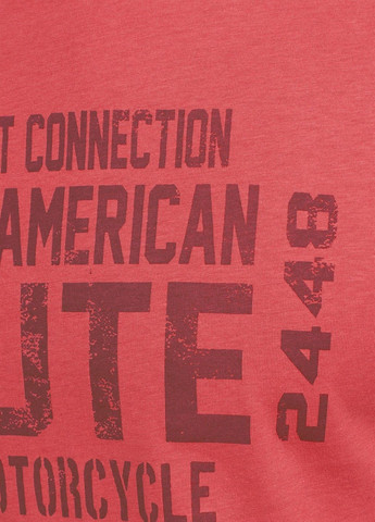 Коралловая футболка Man's World