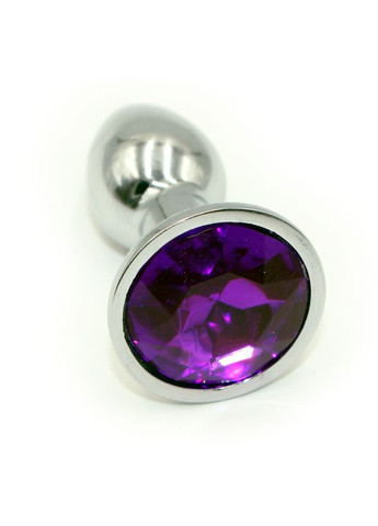 Анальная металлическая пробка с украшением маленький размер China (317747516)